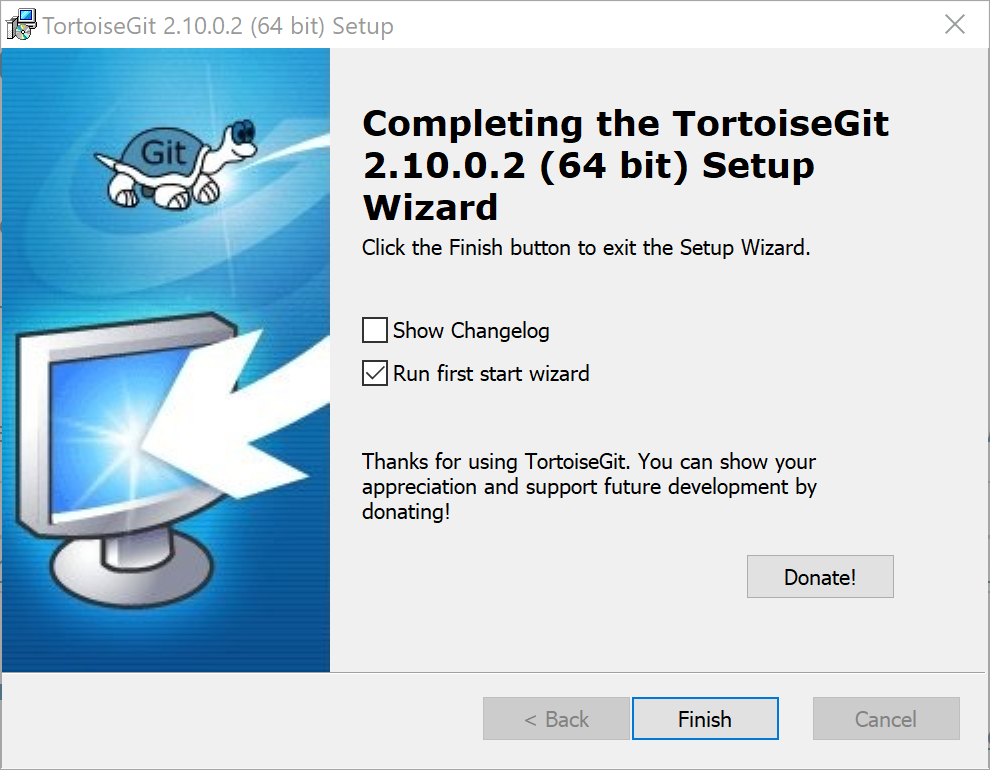 TortoiseGit wizard